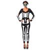 Leg Avenue - Skeleton Catsuit Costume - Noir/Blanc Product image